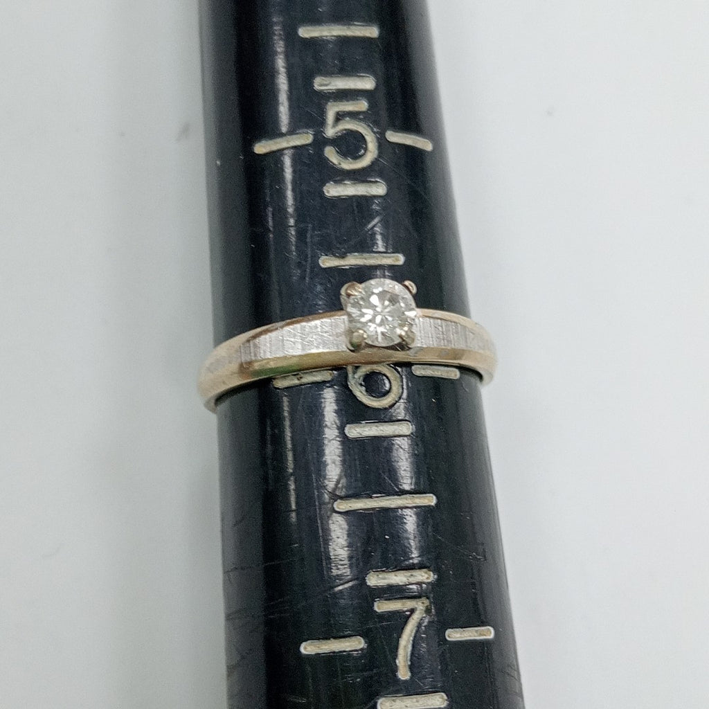 SOLITARIO ORO BLANCO 14 K 2,00 GRMS (SEMINUEVO)