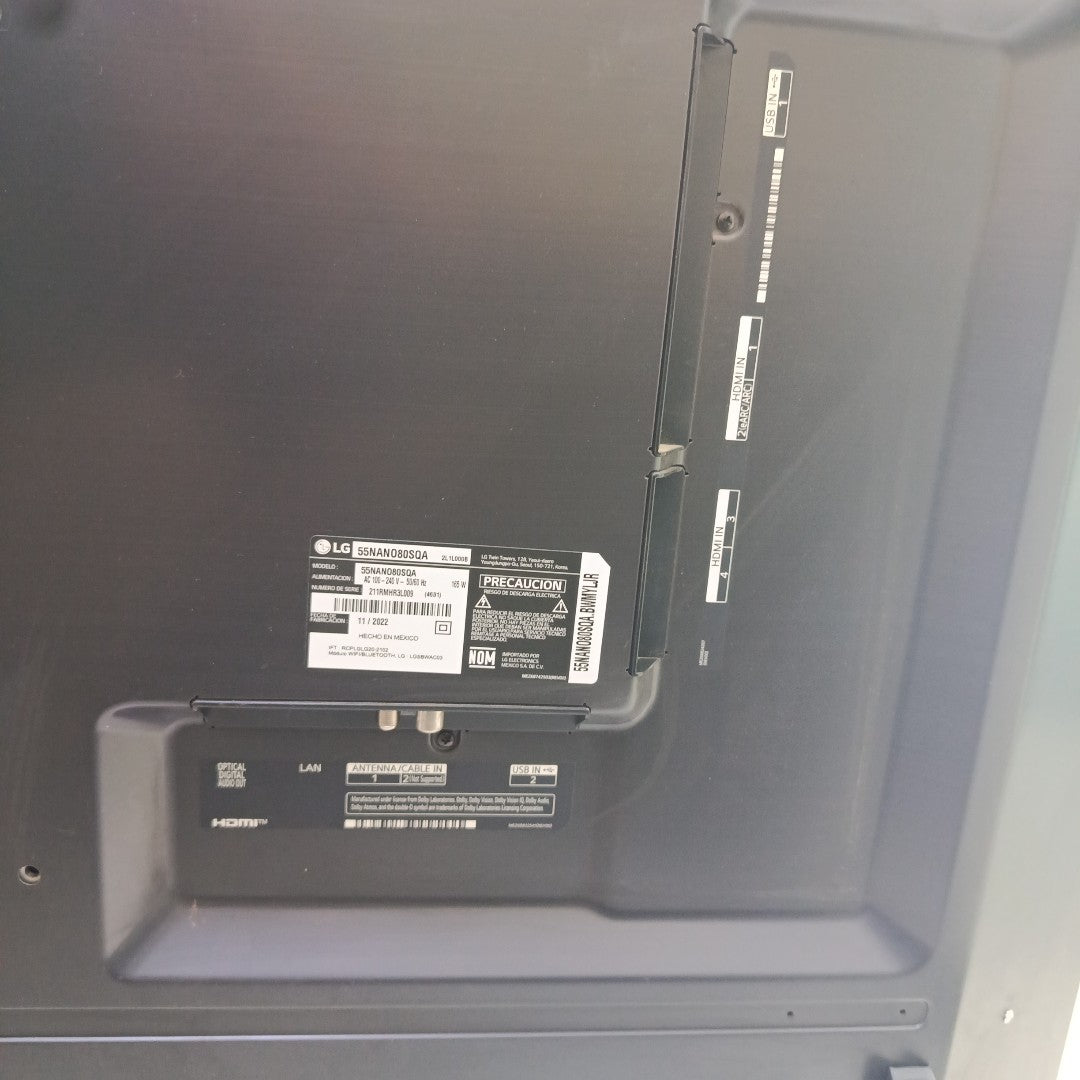 PANTALLA LG 55NANO80SQA (2022) 55" NANOCELL  4K (SEMINUEVO)