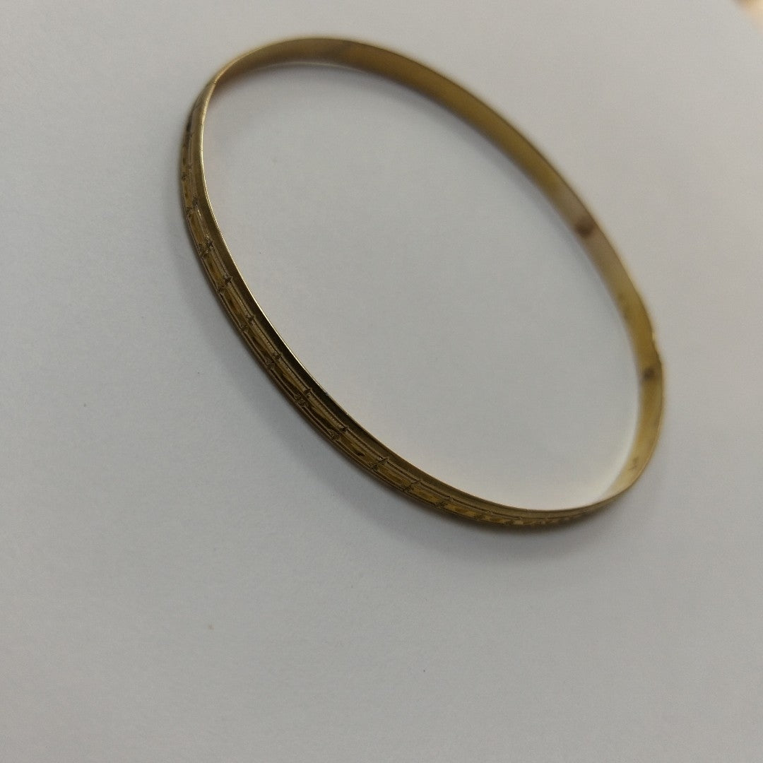 PULSERA RIGIDA ORO 10 K 6,50 GRMS (SEMINUEVO)