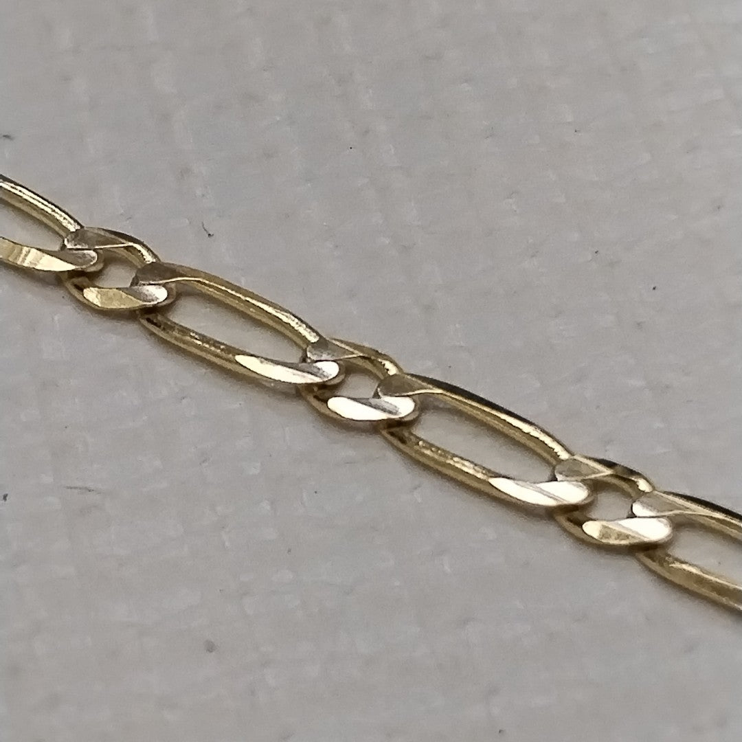 PULSERAS 1X1 ORO 14K 18 CM 2.7 GR (NUEVO)