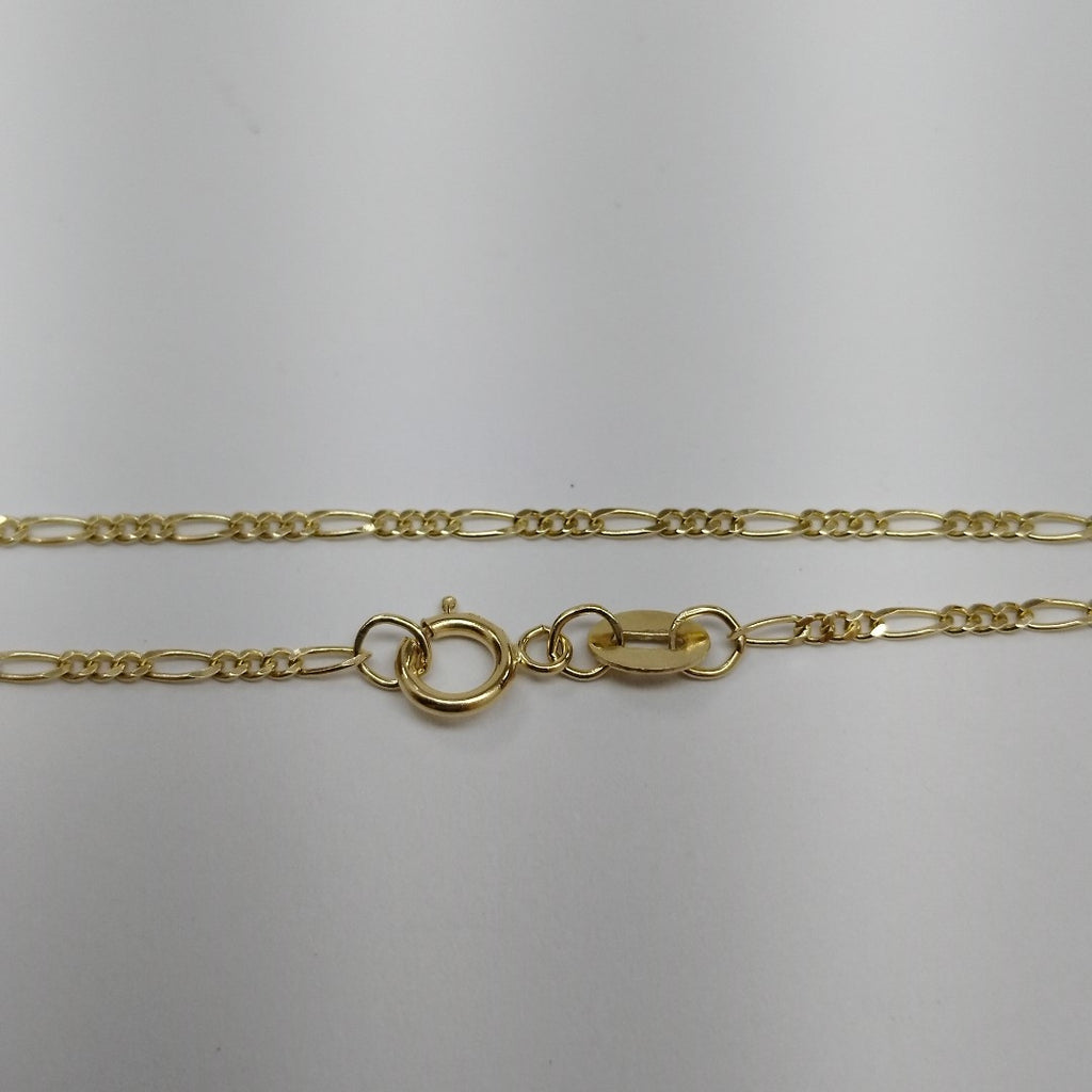 CADENAS TEJIDO 3X1 ORO 14K 55 CM 2.6 GR (NUEVO)