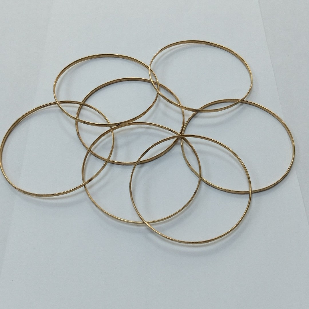 SEMANARIO DE PULSERAS ORO 14 K 29.3 GRMS (SEMINUEVO)