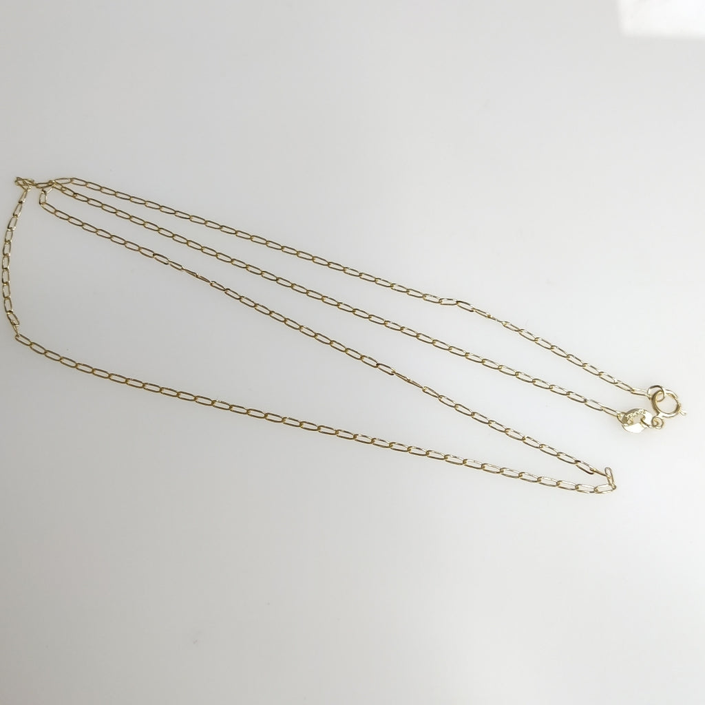 CADENAS TEJIDO ESLABONES ORO 10K 55 CM 1.9 GR (NUEVO)