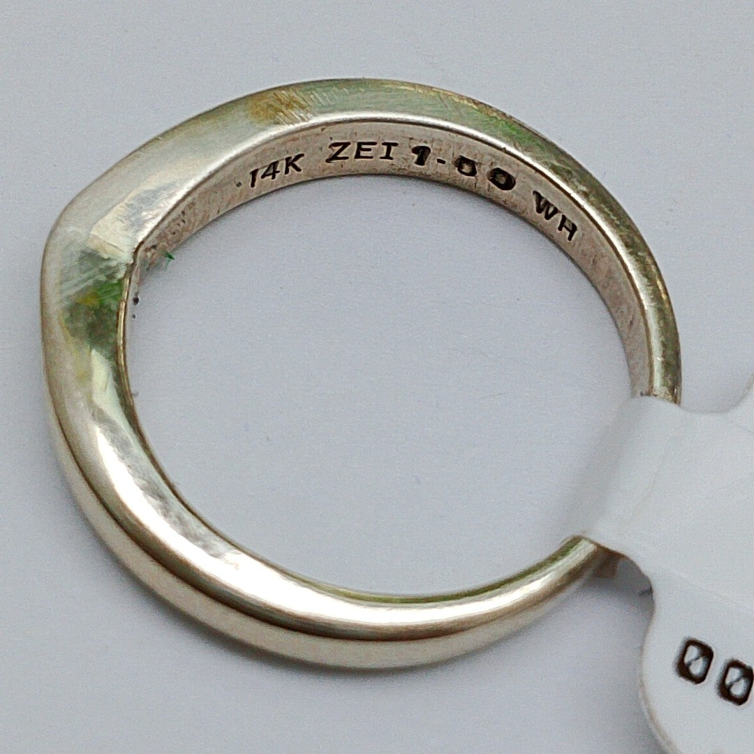 ANILLITO ORO BLANCO 14 K 3.3 GRMS (SEMINUEVO)