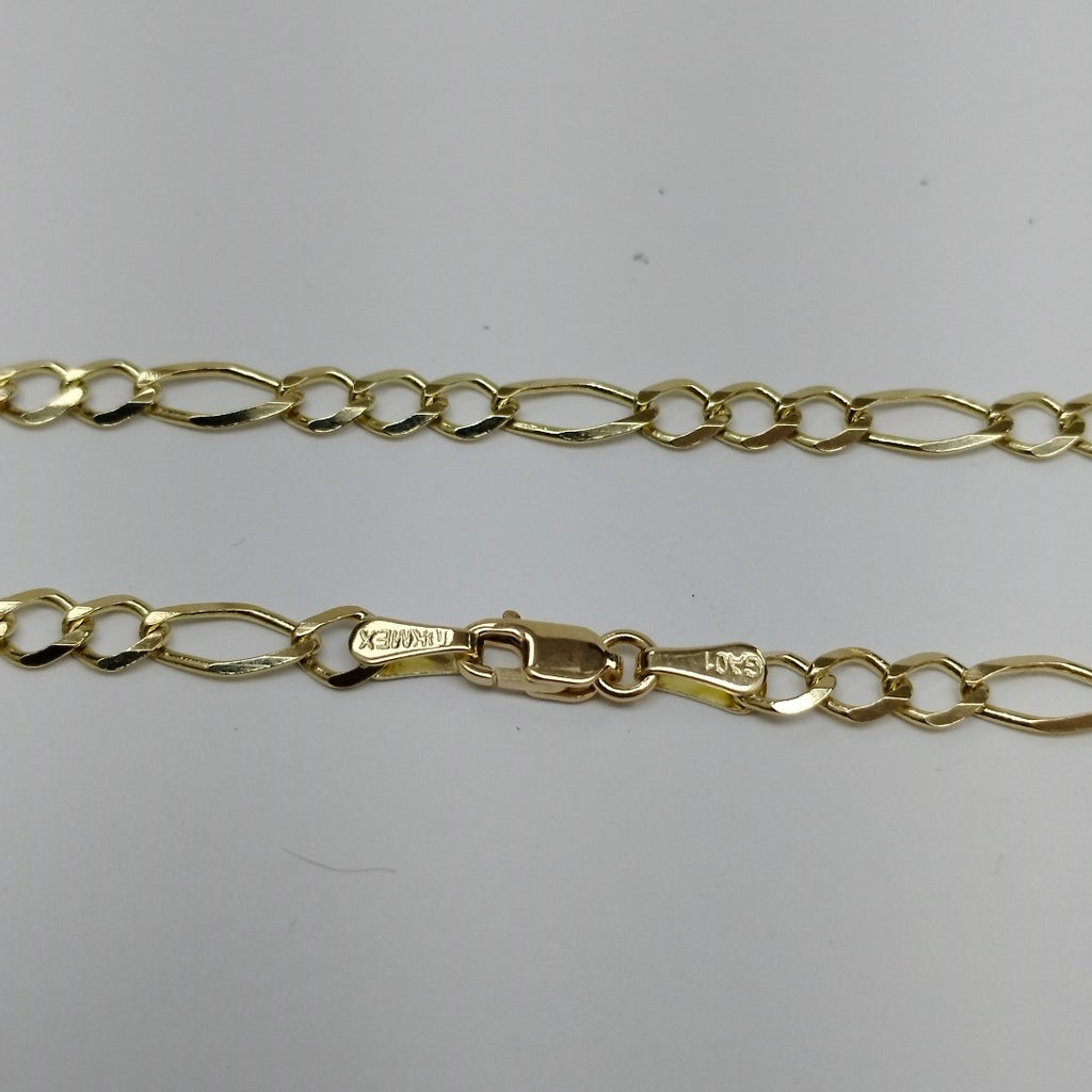 CADENAS TEJIDO 3X1 ORO 10K 50 CM 6.4 GR (NUEVO)