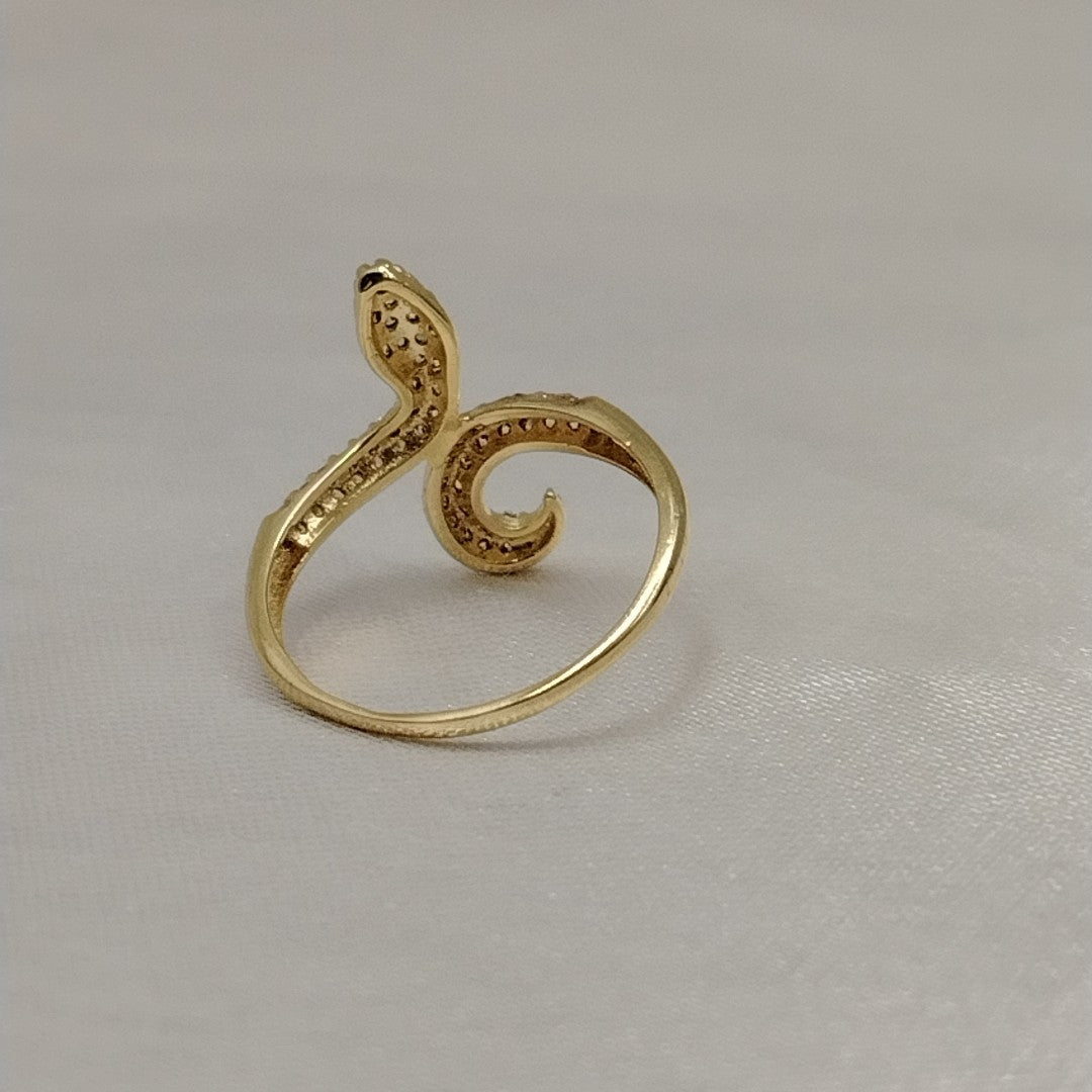 ANILLOS SERPIENTE ORO 10K TALLA 8 1.9 GR (NUEVO)