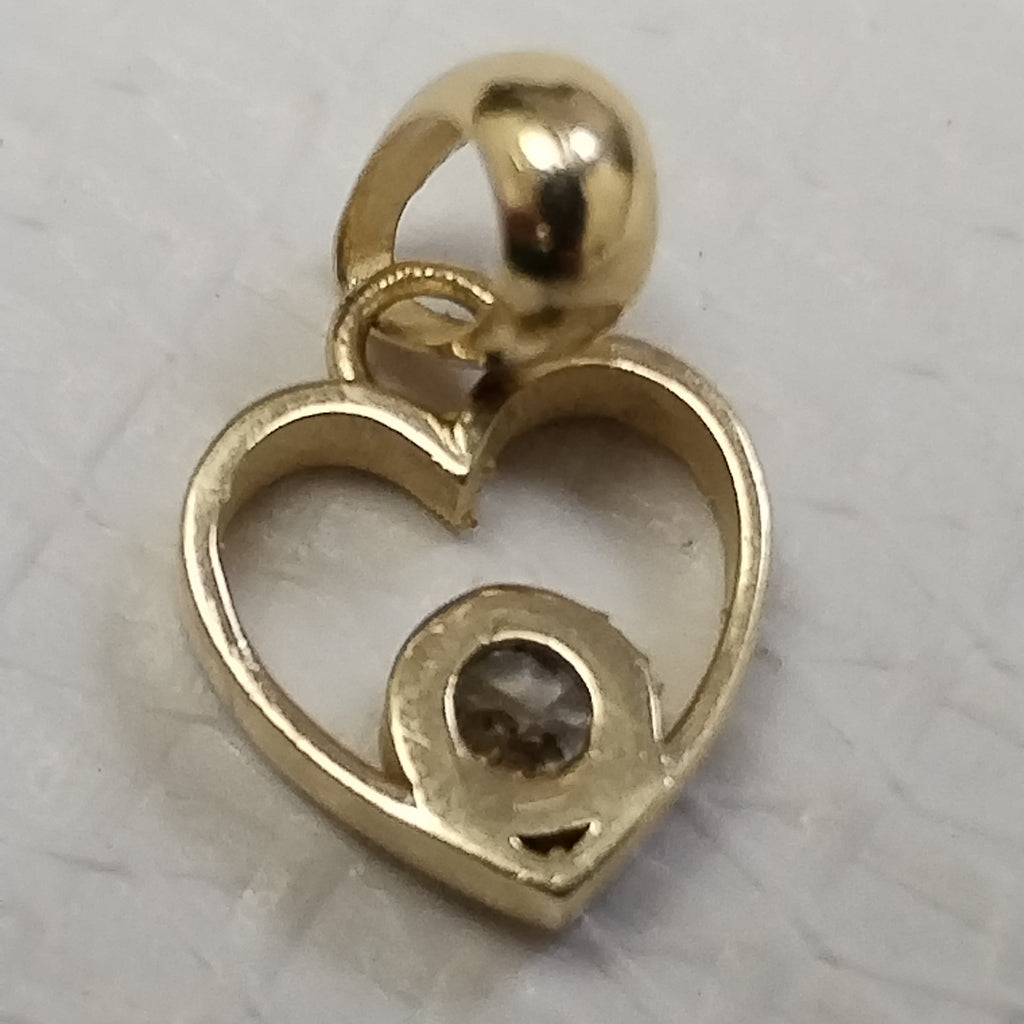 DIJES CORAZON ORO 10K 0.8 GR (NUEVO)