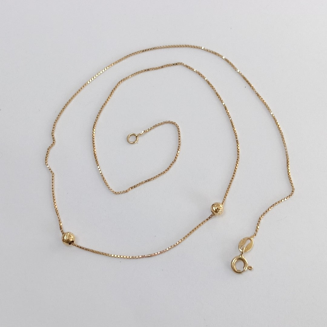 GARGANTILLA ORO 14 K 1.9 GRMS (SEMINUEVO)