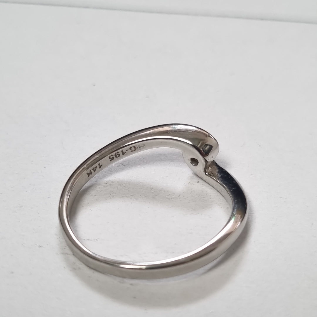 ANILLITO ORO BLANCO 14 K 2.2 GRMS (SEMINUEVO)