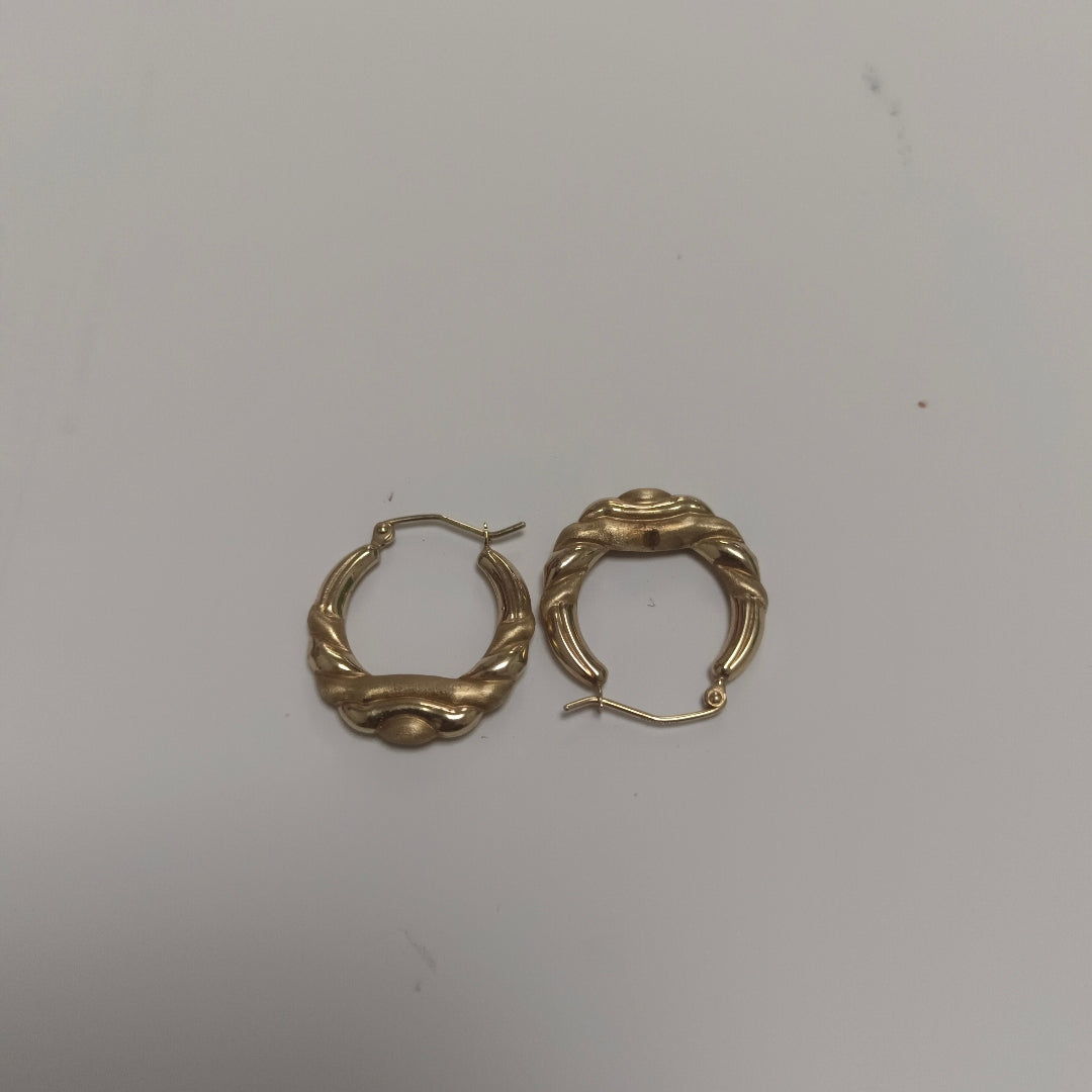 ARRACADAS PAR ORO 14 K 1 GRMS (SEMINUEVO)