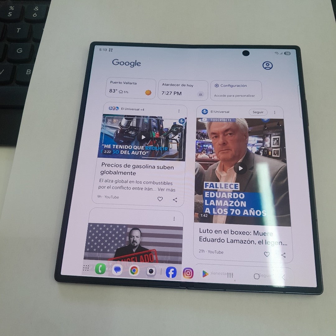CELULAR SAMSUNG GALAXY Z FOLD7 SM-F966B (2025) 1 TB 16 GB RAM (SEMINUEVO)