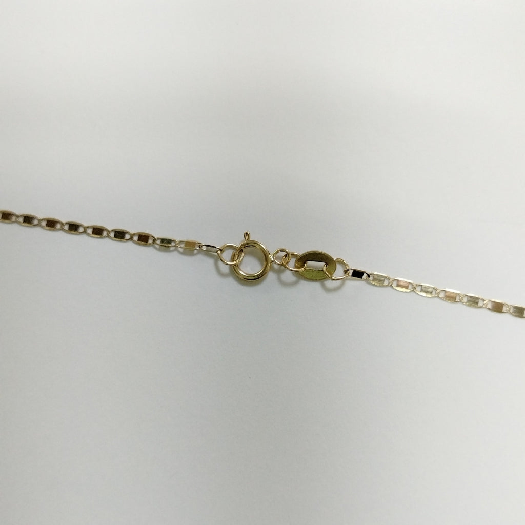 CADENAS TEJIDO ESPEJO ORO 10K 50 CM 1.6 GR (NUEVO)