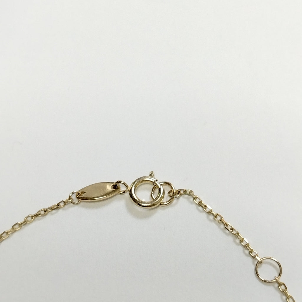 PULSERAS TEJIDO ESPECIAL C/DIJE ORO 10K 18 CM 0.8 GR (NUEVO)