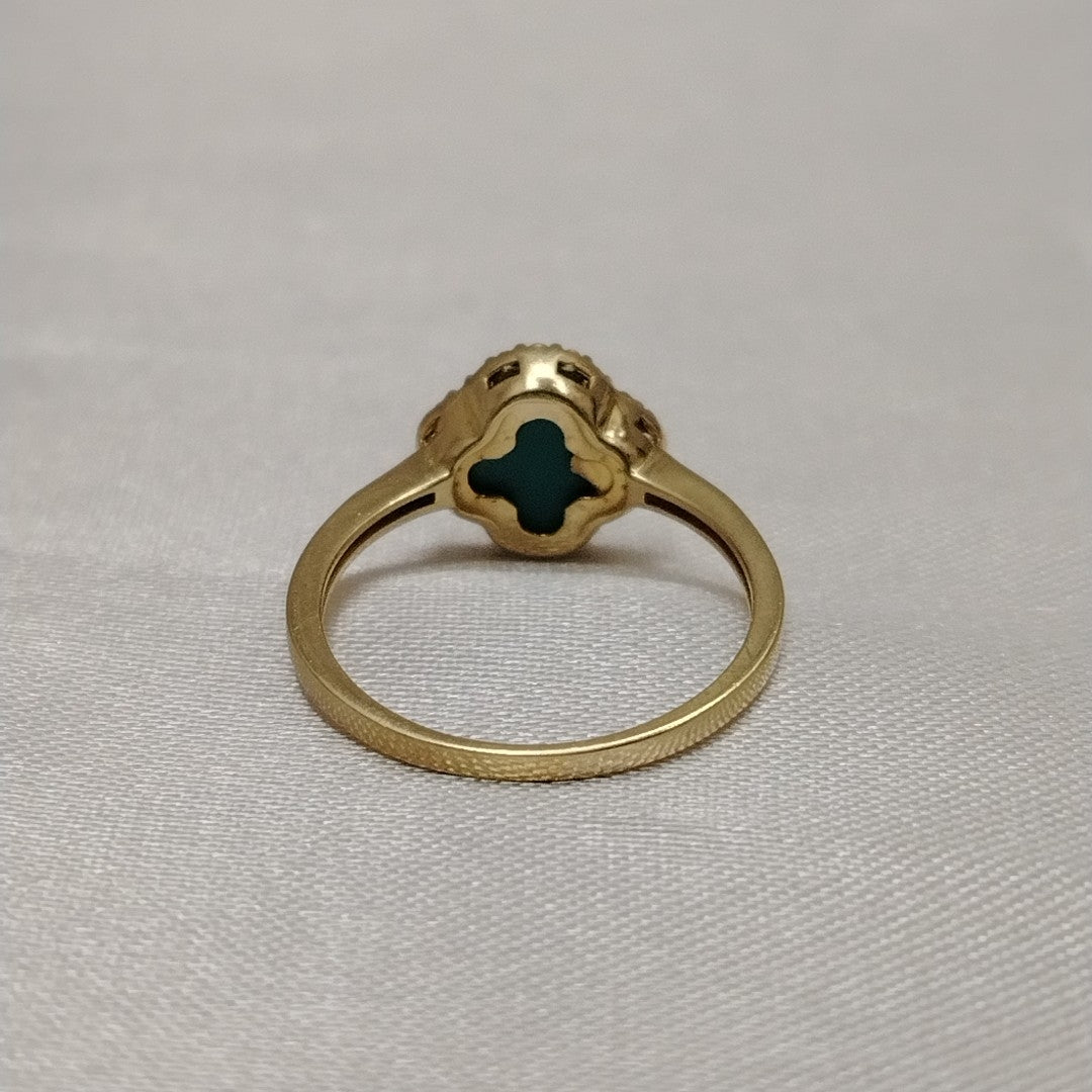 ANILLOS PIEDRA DE COLOR ORO 10K TALLA 8 2.4 GR (NUEVO)