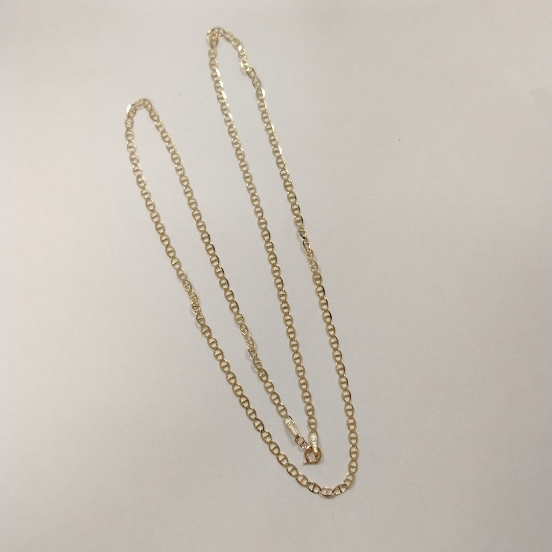 CADENAS TEJIDO GUCHI ORO 10K 60 CM 4.4 GR (NUEVO)