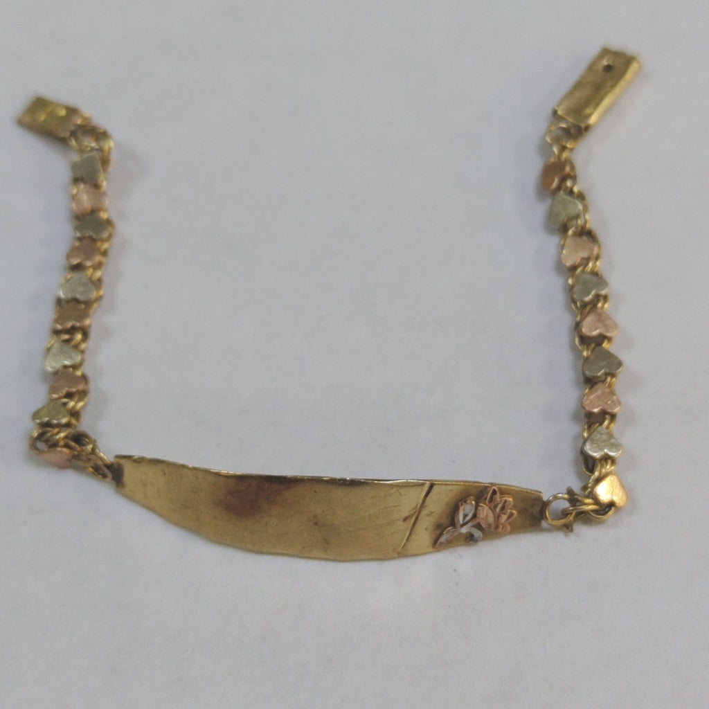 ESCLAVA ORO COMBINADO 10 K 4 GRMS (SEMINUEVO)