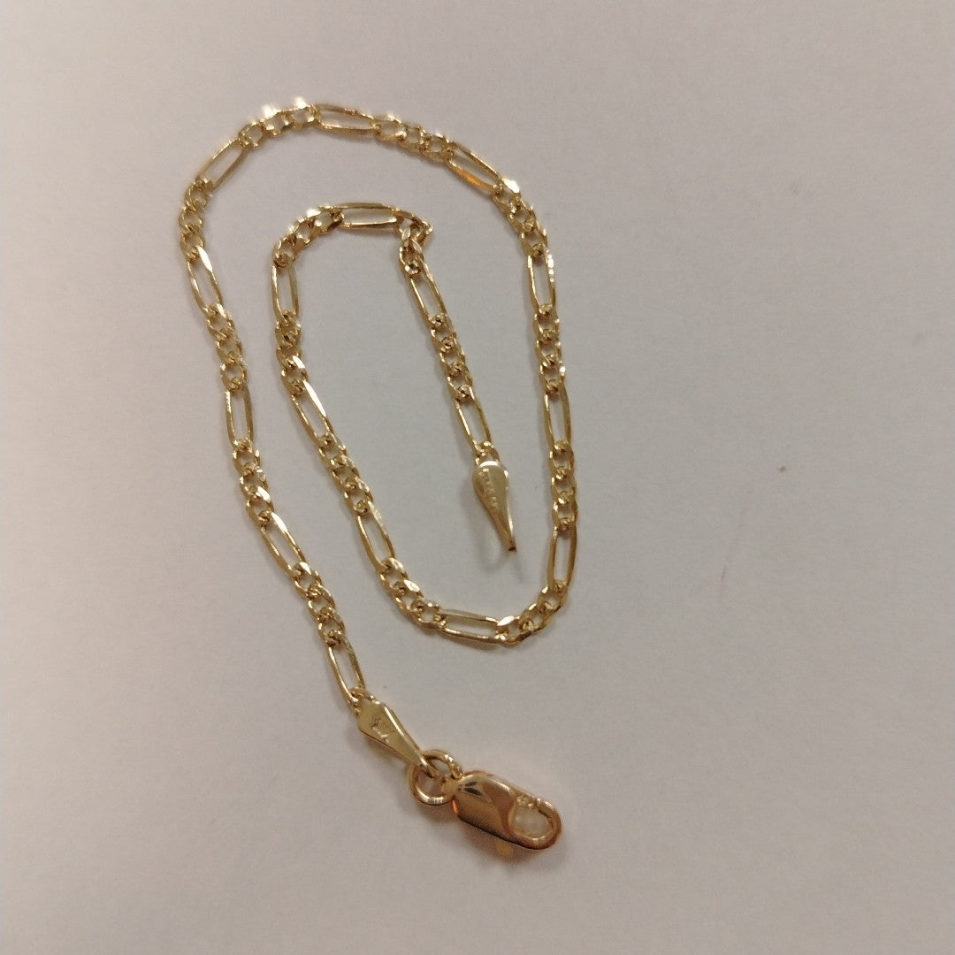 PULSERAS 3X1 ORO 14K 18 CM 1.5 GR (NUEVO)