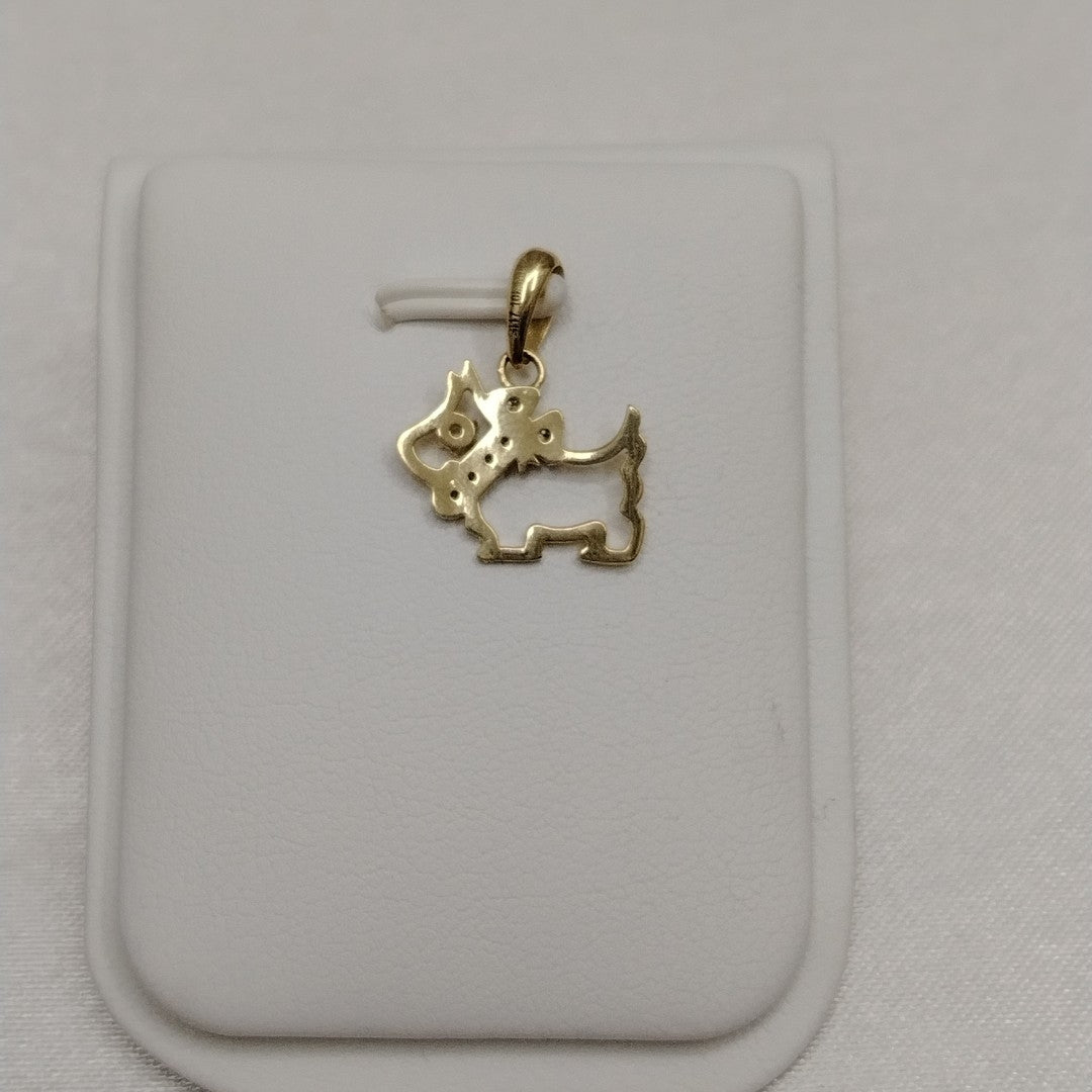 DIJES PERRO ORO 10K 1.1 GR (NUEVO)
