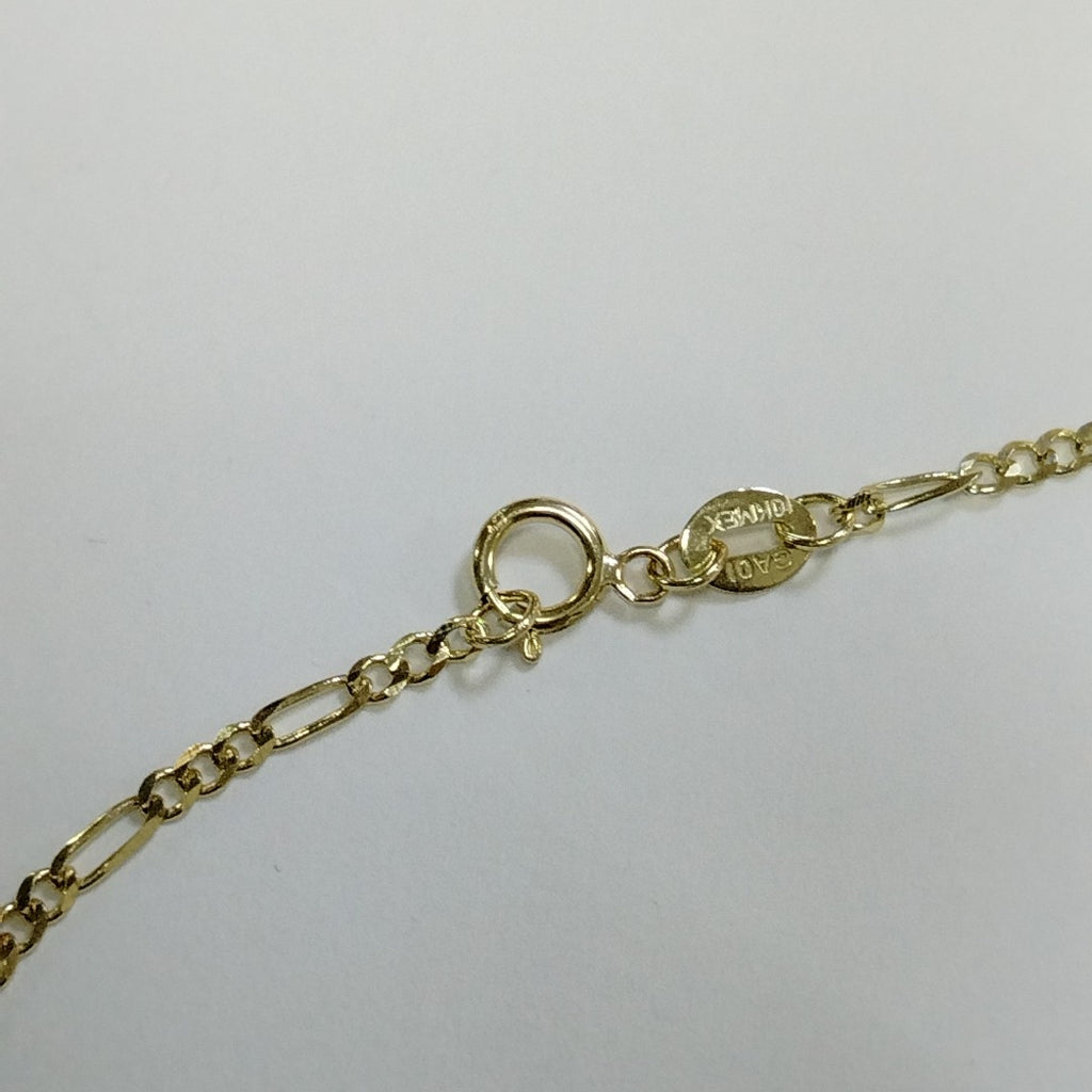 CADENAS TEJIDO 3X1 ORO 10K 50 CM 2.9 GR (NUEVO)