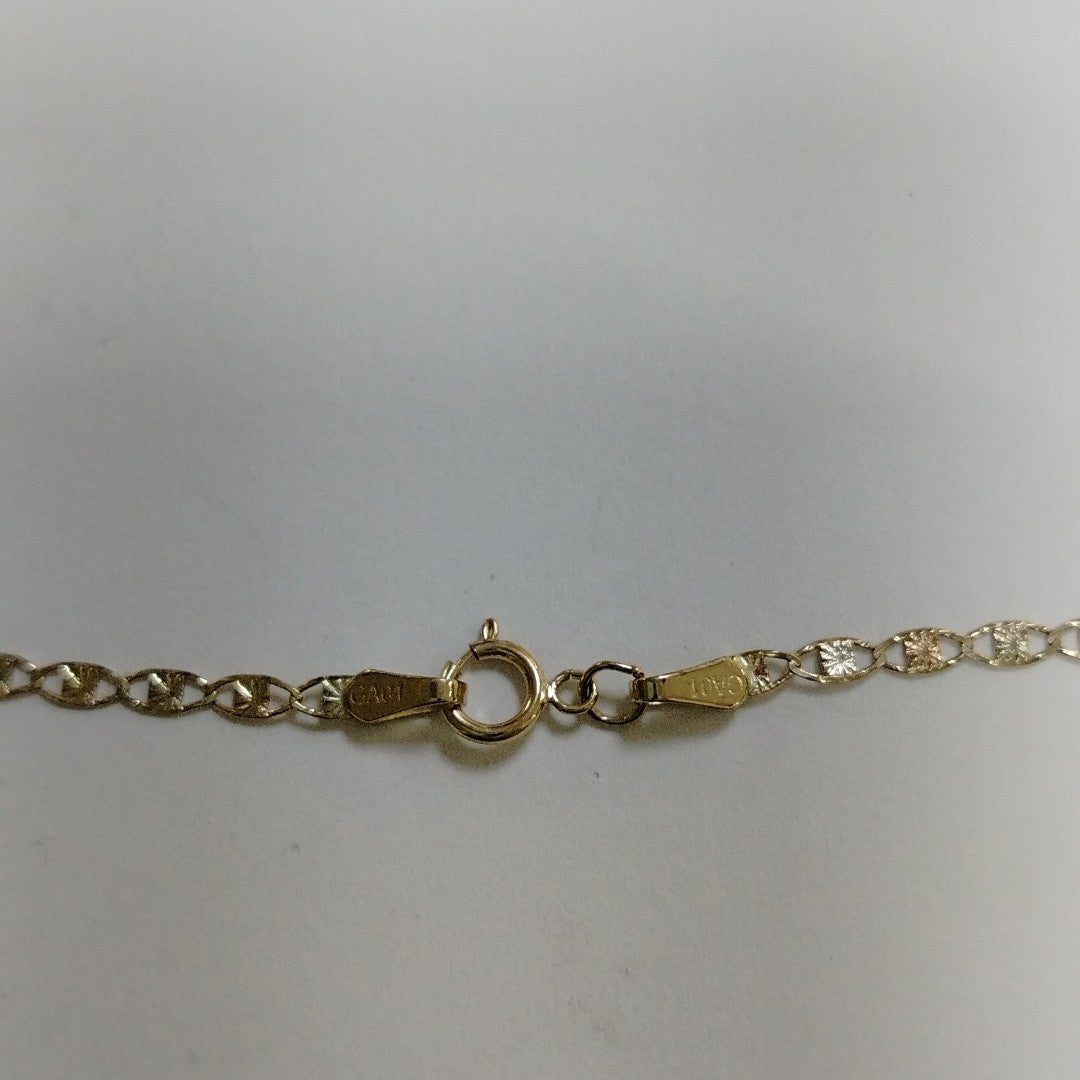 CADENAS TEJIDO GUCHI ORO 10K 60 CM 3 GR (NUEVO)