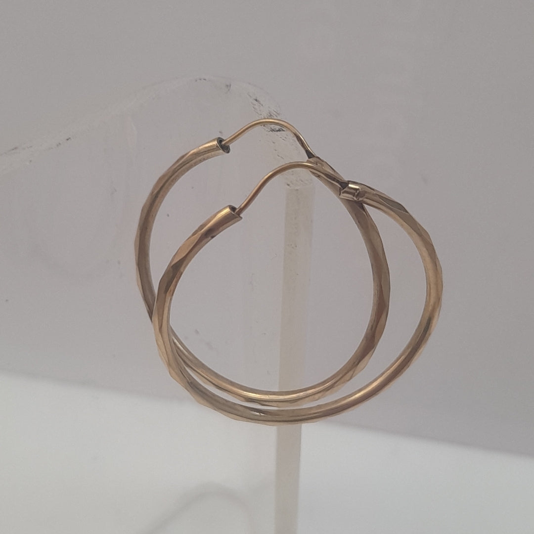 ARRACADAS PAR ORO 14 K 2 GRMS (SEMINUEVO)