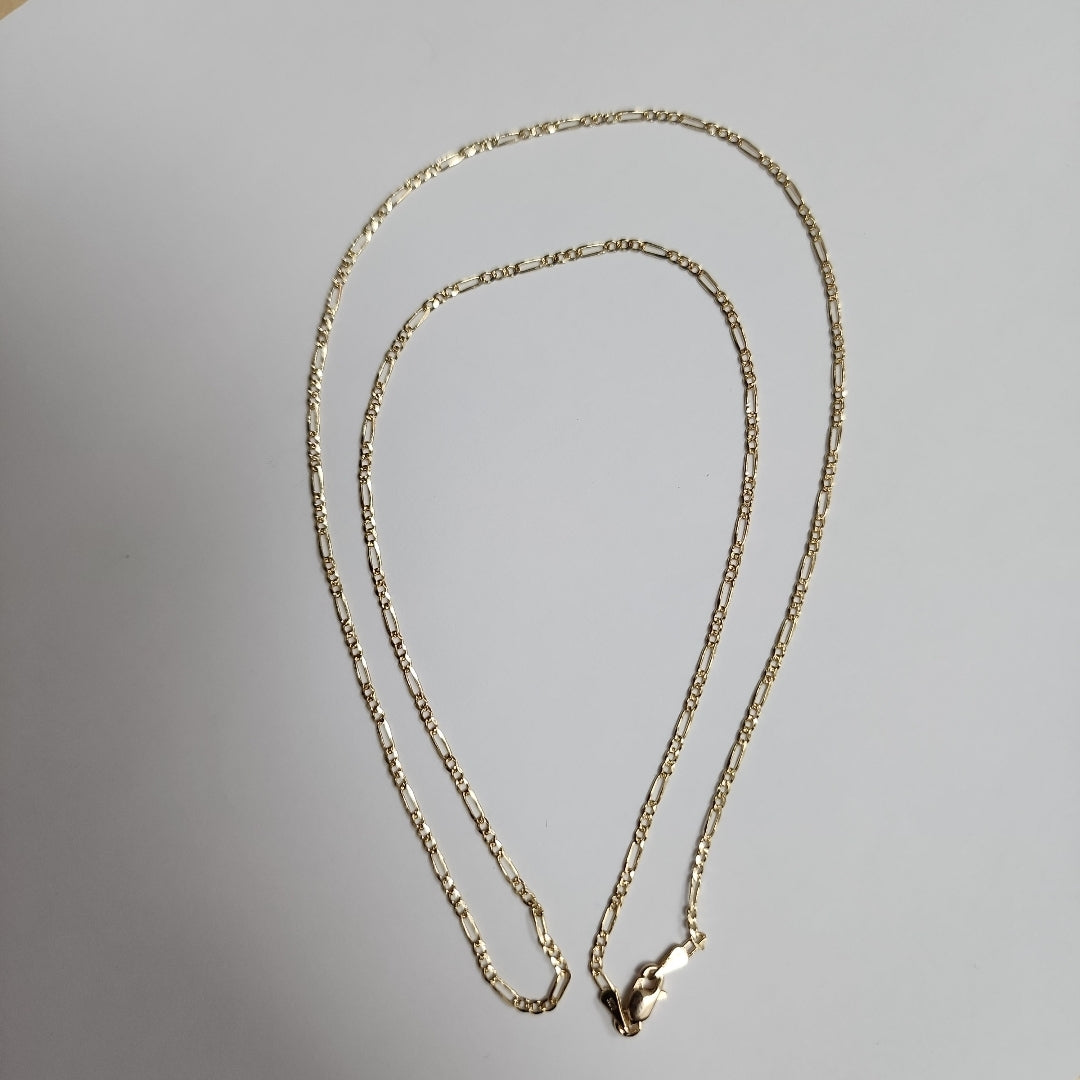 CADENAS 3X1 ORO 14K 55 CM 4 GR (NUEVO)