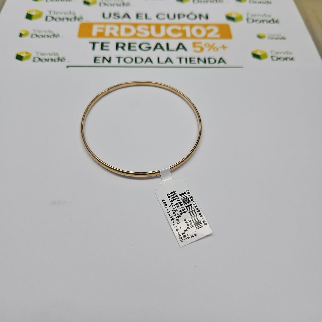 PULSERA RIGIDA ORO 14 K 4.3 GRMS (SEMINUEVO)