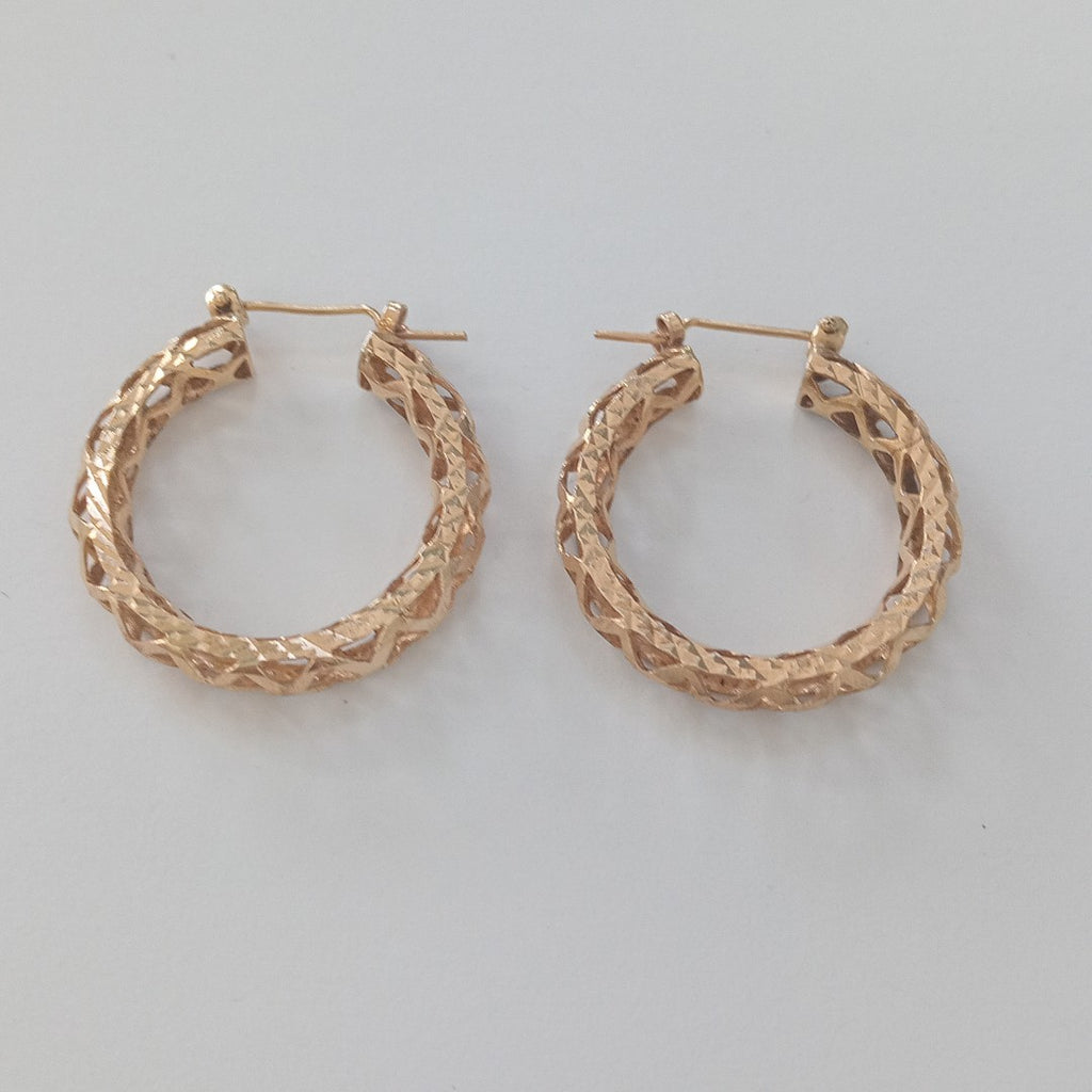 ARRACADAS PAR ORO 14 K 6.2 GRMS (SEMINUEVO)