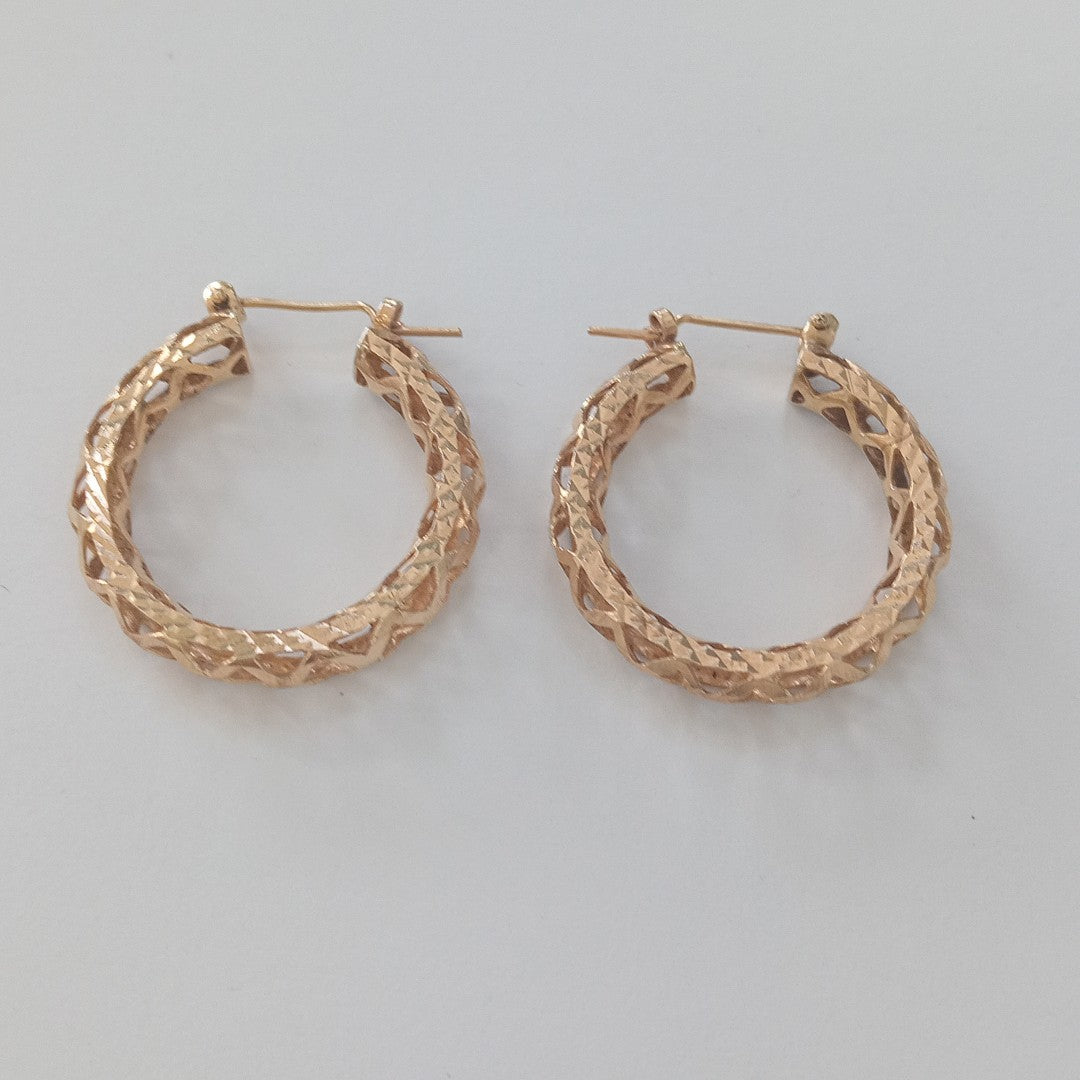 ARRACADAS PAR ORO 14 K 6.2 GRMS (SEMINUEVO)