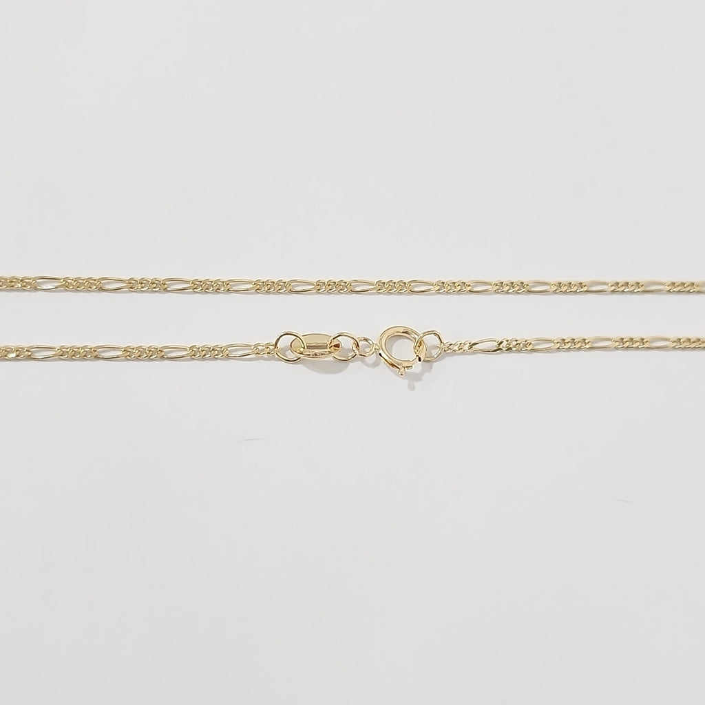 CADENAS TEJIDO 3X1 ORO 14K 55 CM 2.7 GR (NUEVO)
