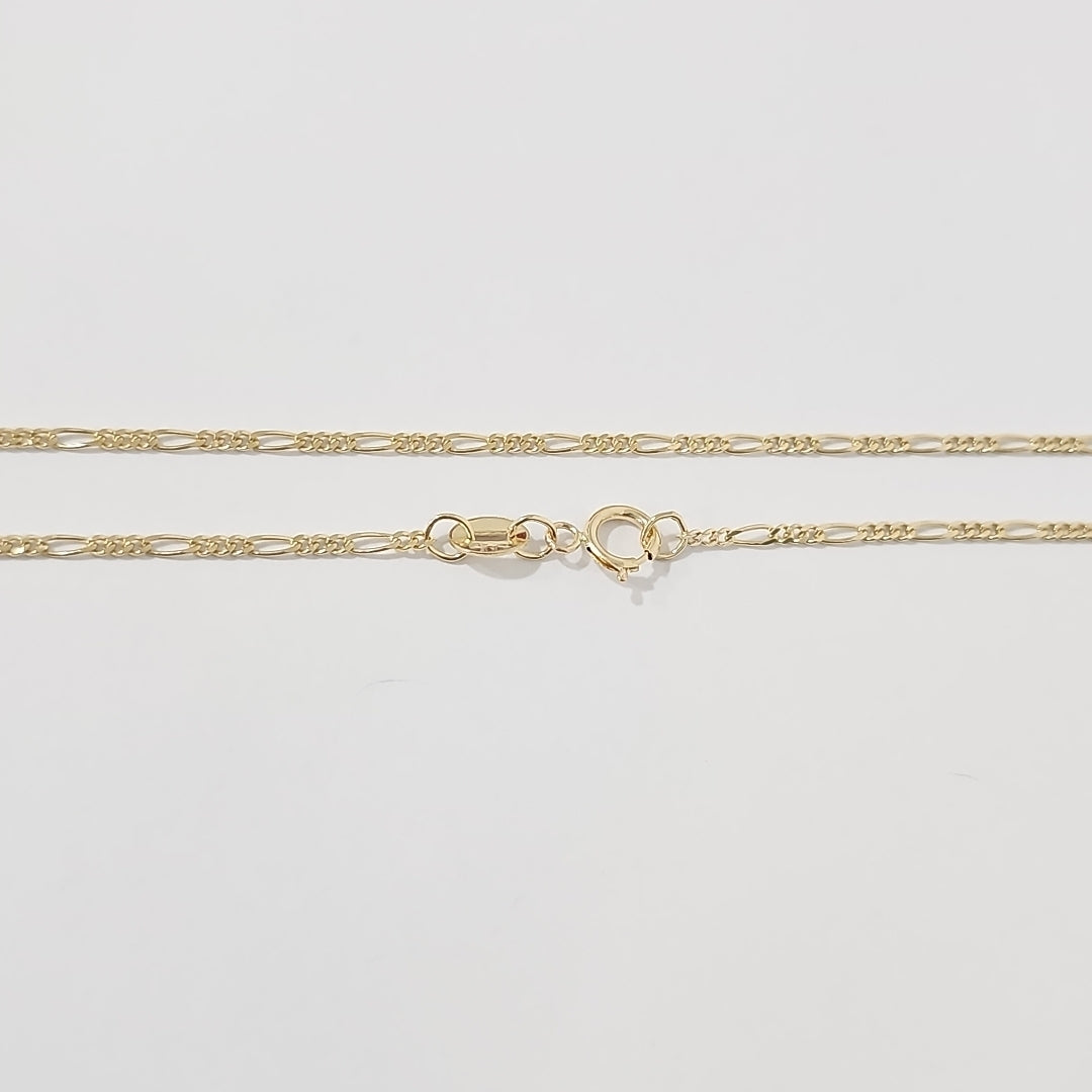 CADENAS TEJIDO 3X1 ORO 14K 55 CM 2.7 GR (NUEVO)
