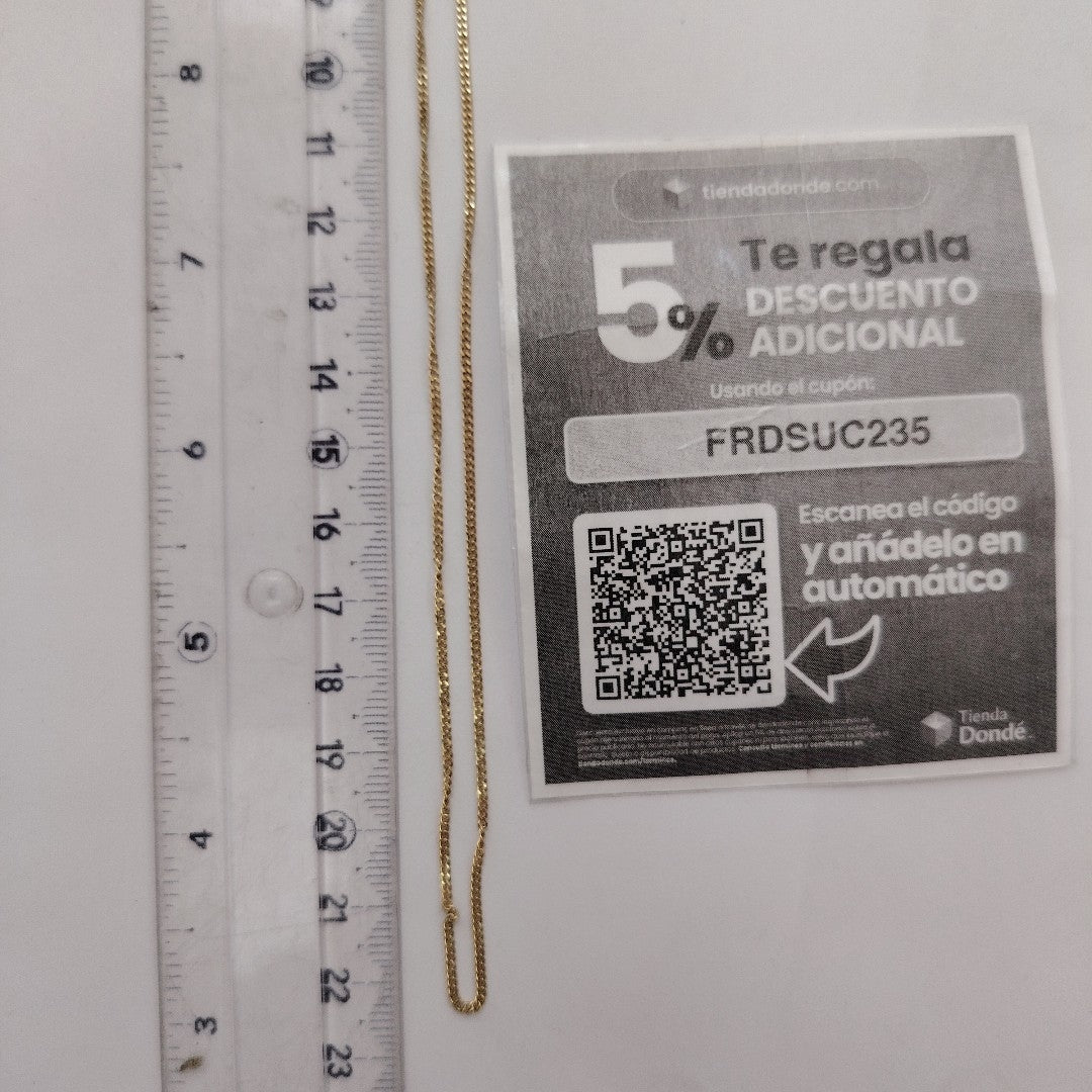 CADENA ORO 10 K 2.6 GRMS (SEMINUEVO)