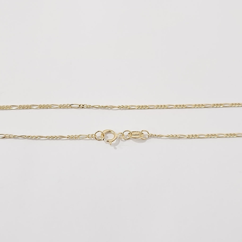 CADENAS TEJIDO 3X1 ORO 14K 55 CM 2.7 GR (NUEVO)