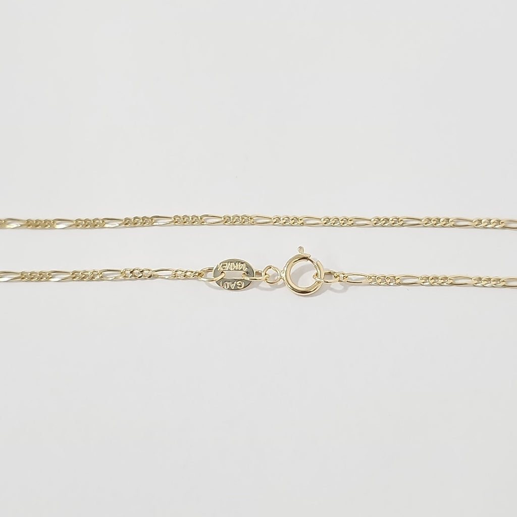 CADENAS TEJIDO 3X1 ORO 14K 55 CM 2.7 GR (NUEVO)