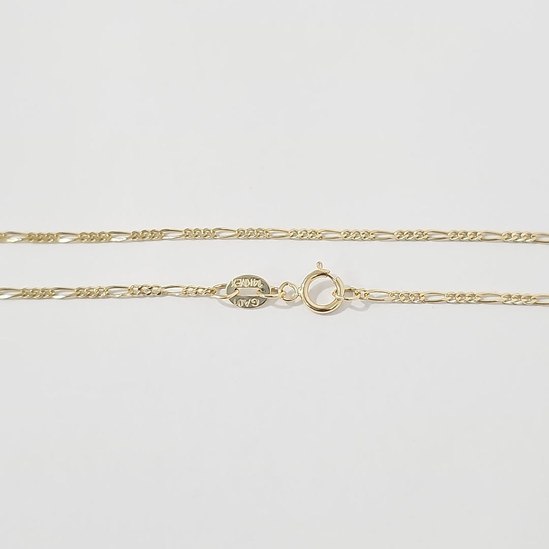 CADENAS TEJIDO 3X1 ORO 14K 55 CM 2.7 GR (NUEVO)