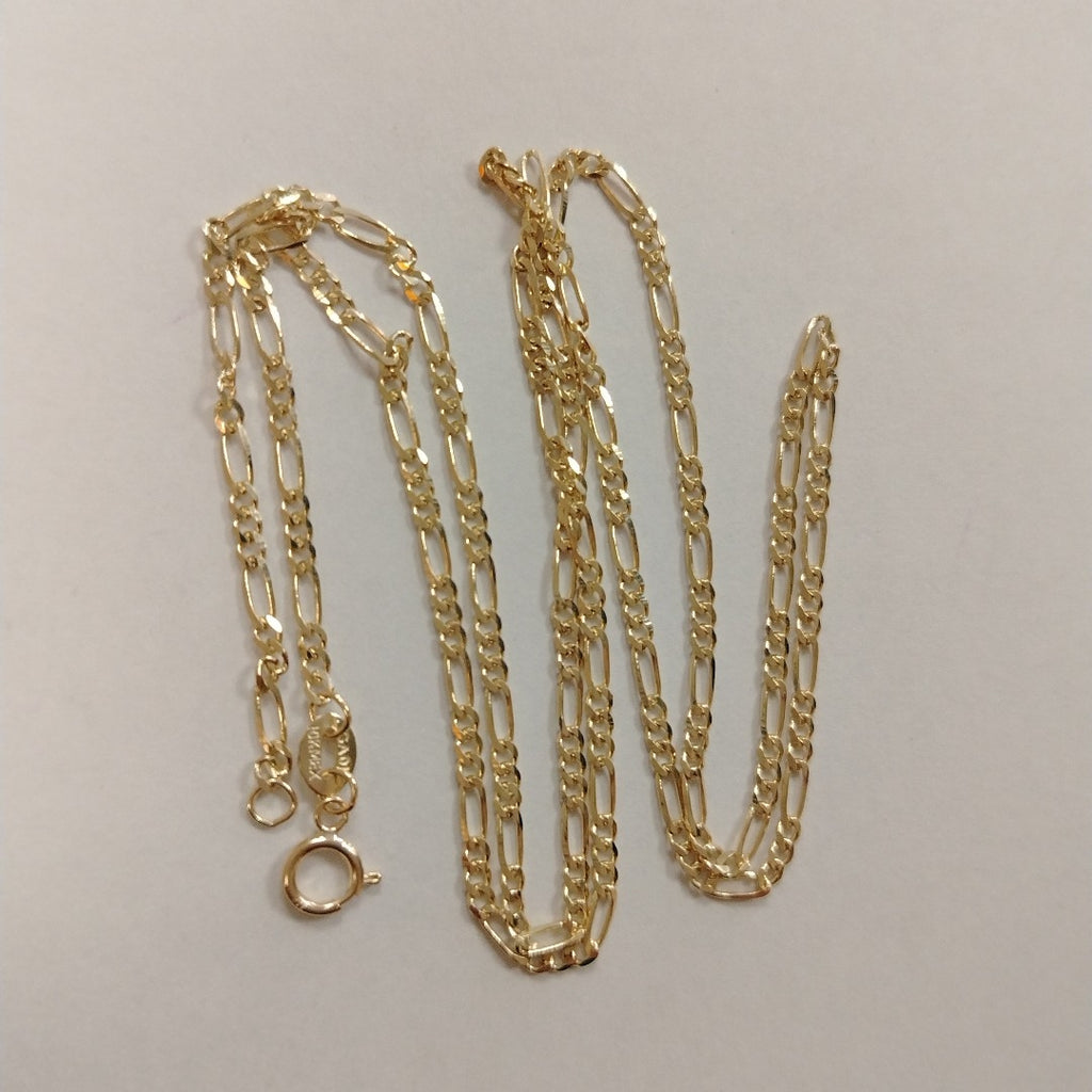 CADENAS TEJIDO 3X1 ORO 10K 55 CM 3.2 GR (NUEVO)