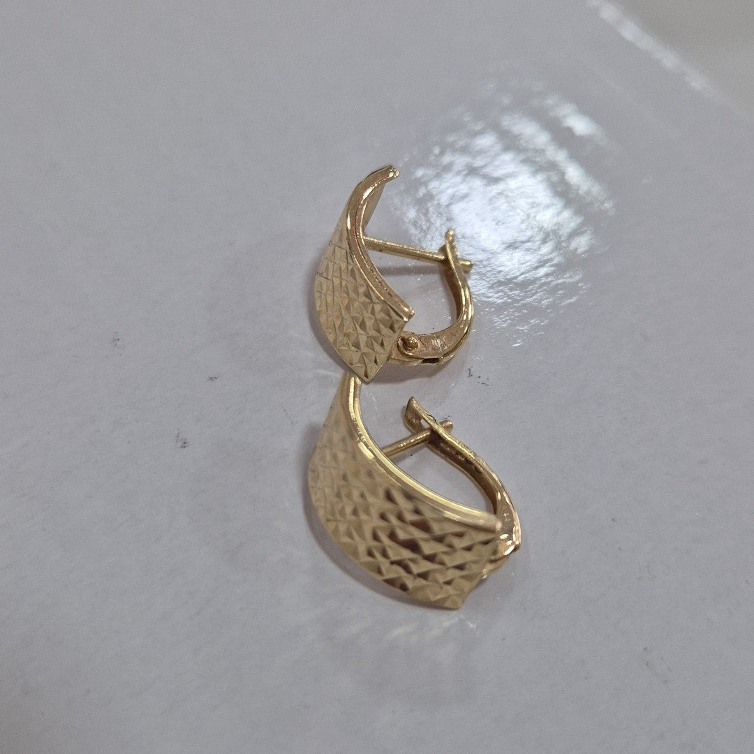 ARETES PAR ORO 18 K 2,00 GRMS (SEMINUEVO)