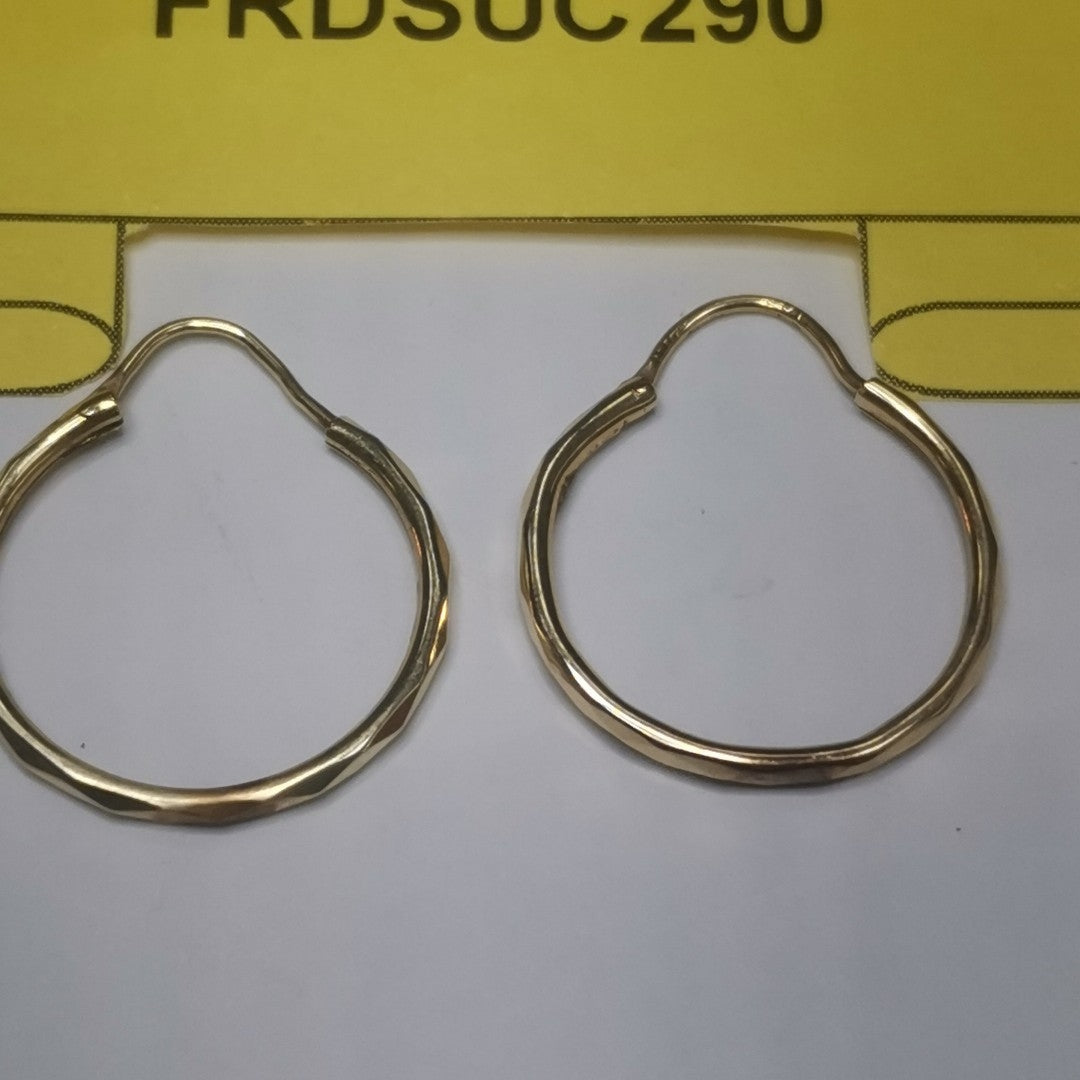 ARRACADAS PAR ORO 14 K 1.4 GRMS (SEMINUEVO)