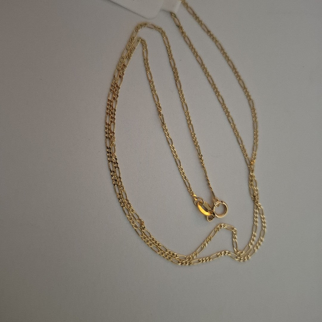 CADENAS TEJIDO 3X1 ORO 14K 55 CM 2.4 GR (NUEVO)