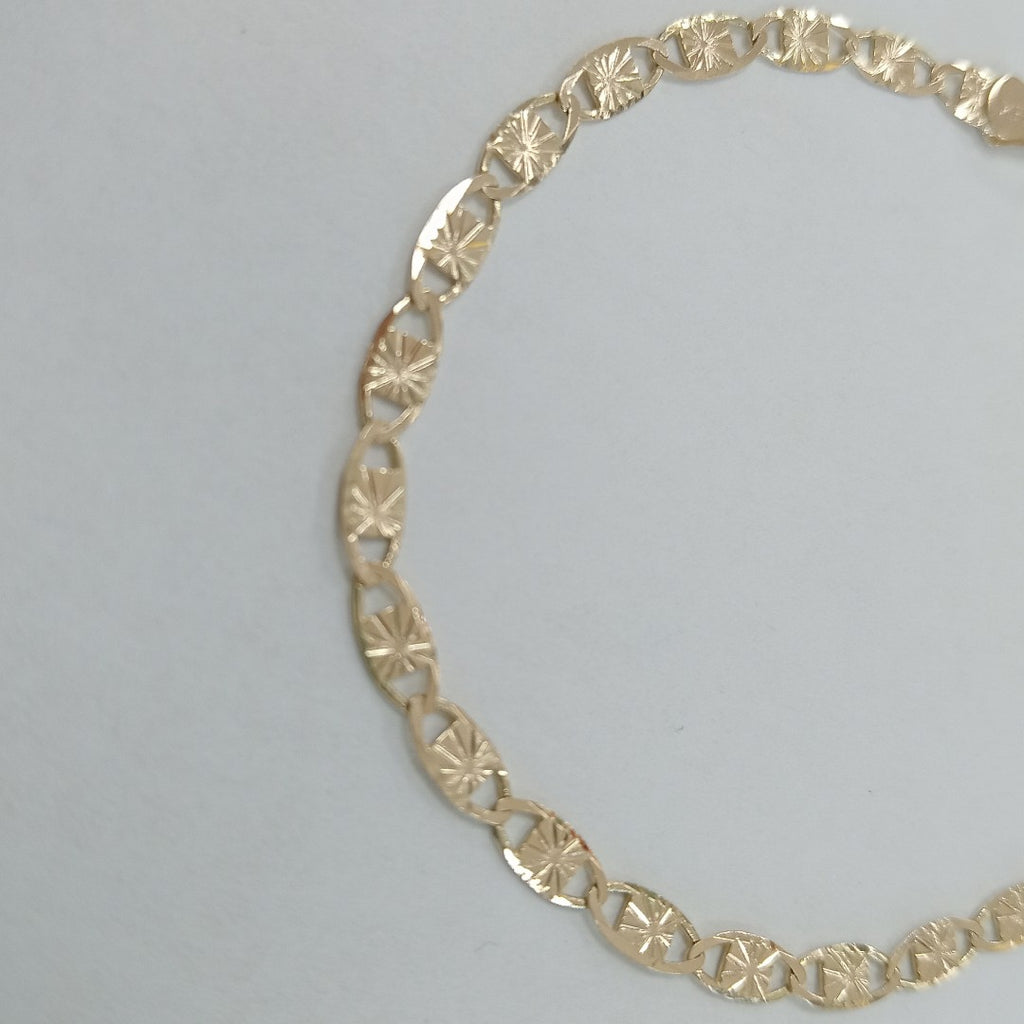 PULSERAS GUCHI ORO 14K 18 CM 2.9 GR (NUEVO)