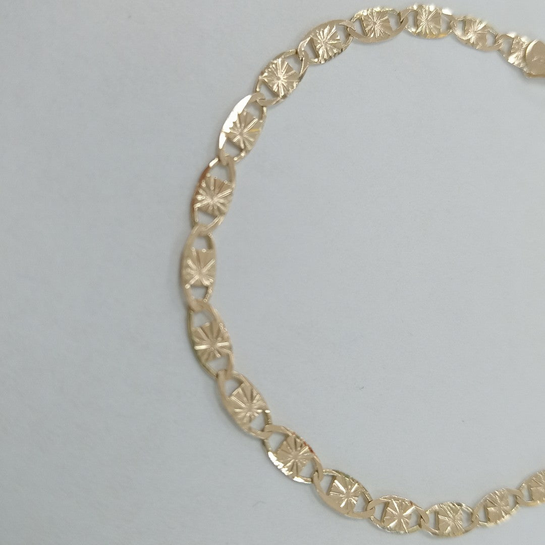 PULSERAS GUCHI ORO 14K 18 CM 2.9 GR (NUEVO)