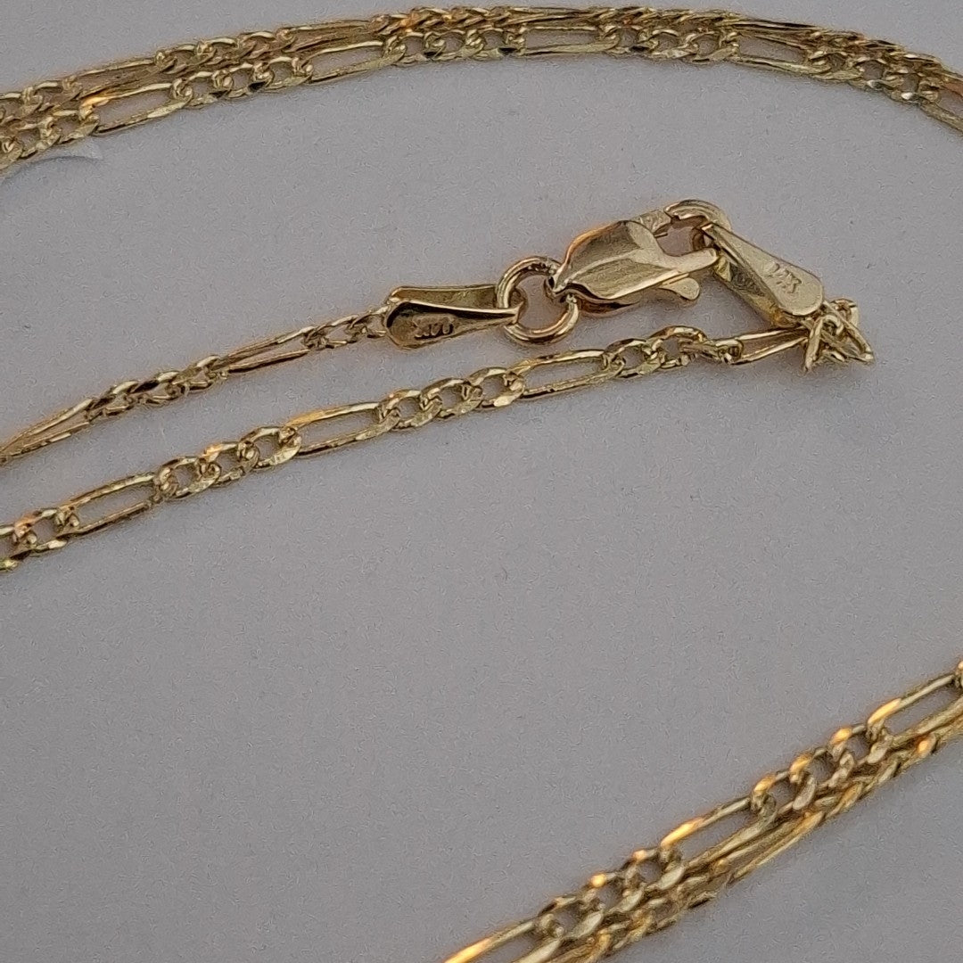 CADENAS 3X1 ORO 14K 55 CM 4 GR (NUEVO)
