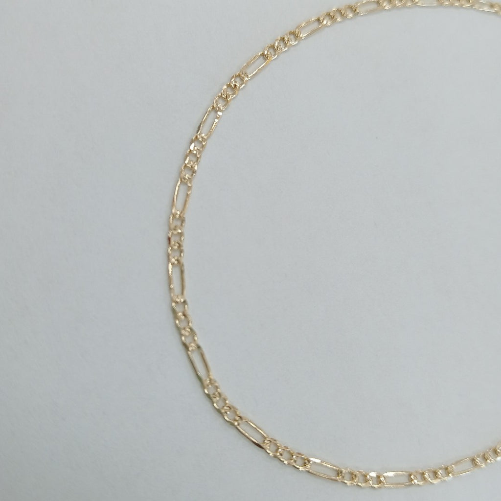 PULSERA 3X1 ORO 14K 21 CM 1.7 GR (NUEVO)