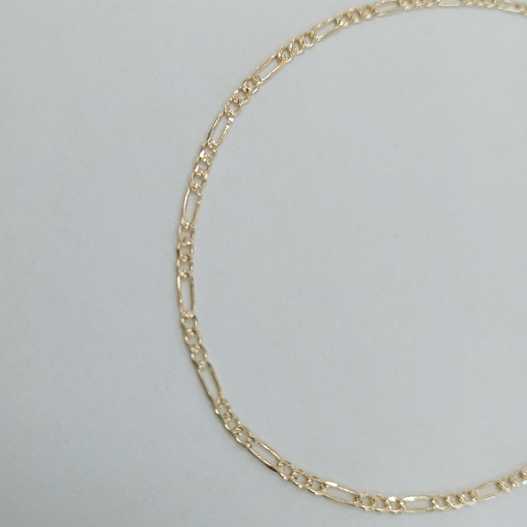 PULSERA 3X1 ORO 14K 21 CM 1.7 GR (NUEVO)