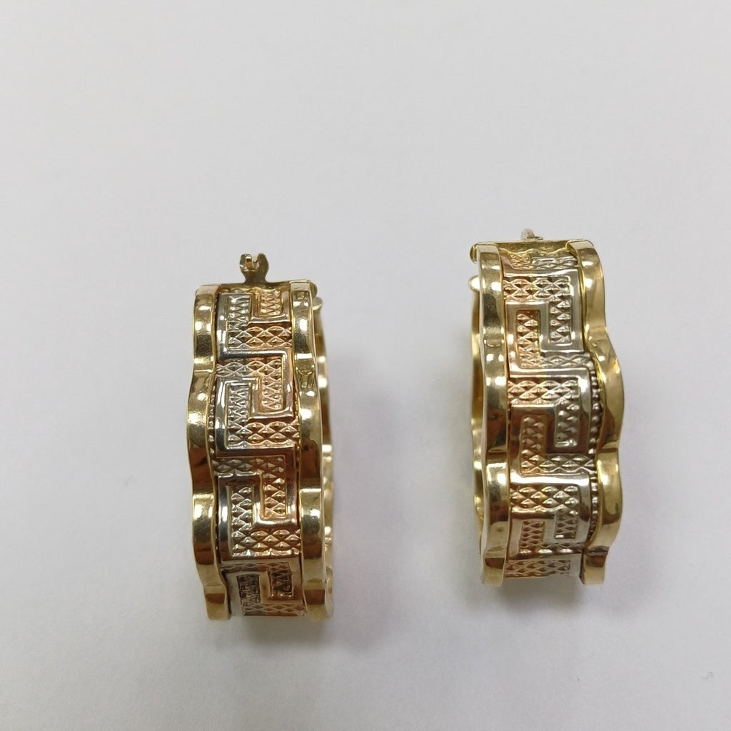 ARRACADAS PAR ORO 14 K 6,80 GRMS (SEMINUEVO)