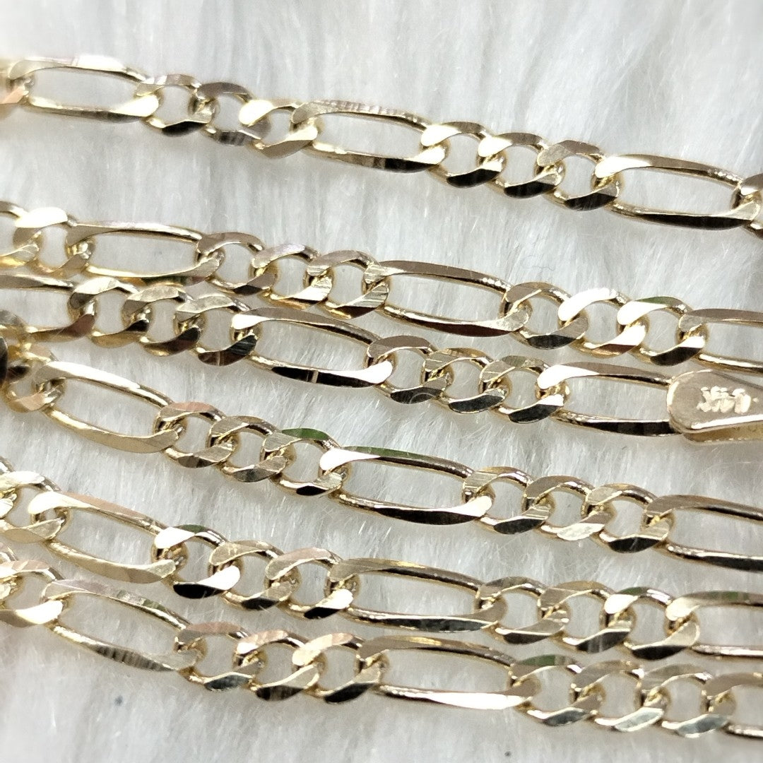 CADENAS 3X1 ORO 14K 55 CM 4.6 GR (NUEVO)