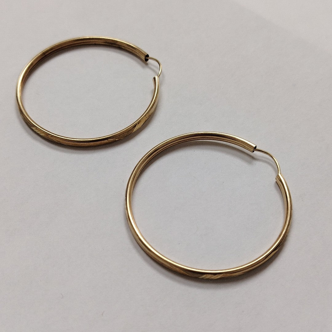 ARRACADAS PAR ORO 10 K 6 GRMS (SEMINUEVO)
