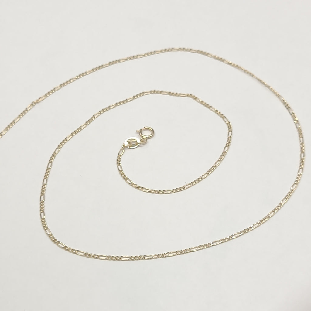 CADENAS TEJIDO 3X1 ORO 14K 55 CM 2.4 GR (NUEVO)