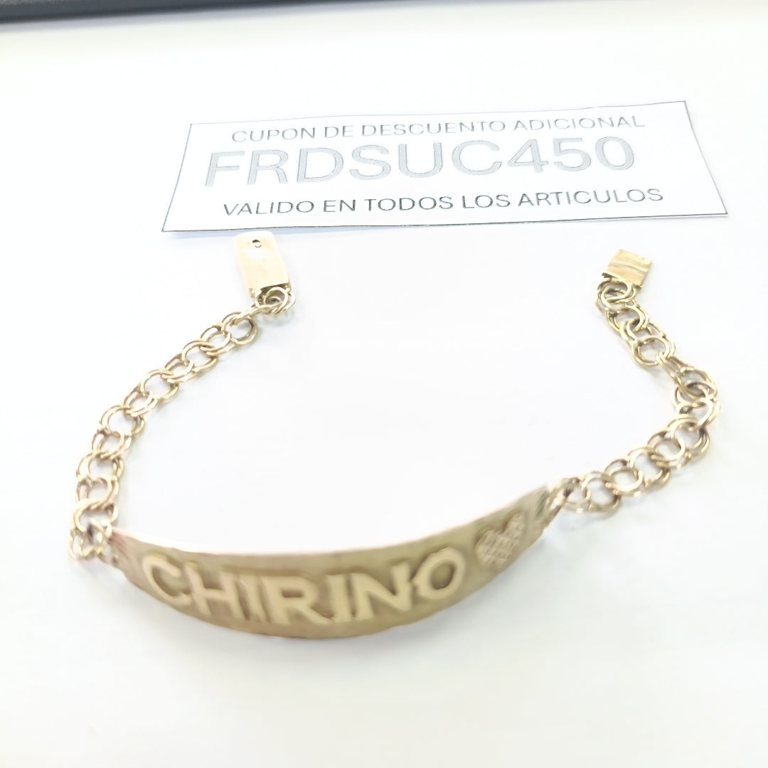 ESCLAVA ORO 10 K 5.8 GRMS (SEMINUEVO)