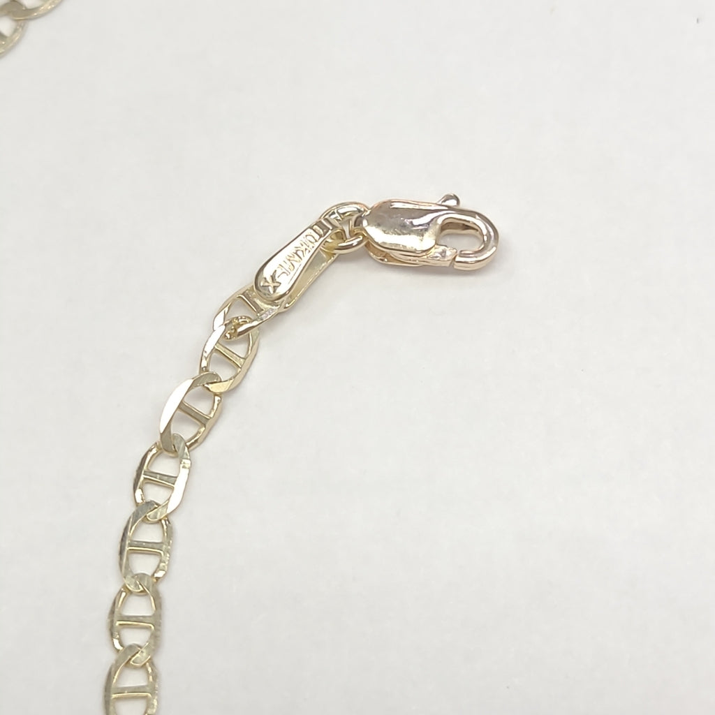 CADENAS TEJIDO GUCHI ORO 10K 55 CM 4.2 GR (NUEVO)